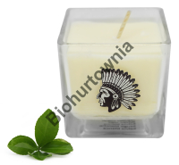 Biała szałwia - świeca zapachowa z wosku rzepakowego