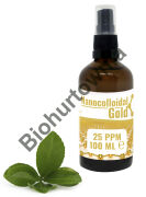 Złoto koloidalne - nanokoloidalne 25ppm - 100ml