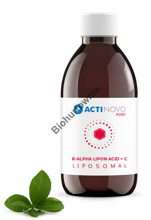Liposomalny Kwas R-alfa liponowy + Witamina C 250ml ActiNovo
