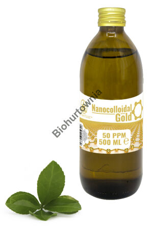 Złoto koloidalne - nanokoloidalne 50ppm - 500ml