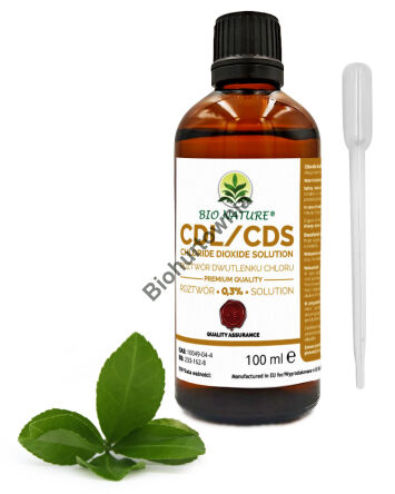CDL/ CDS Roztwór Dwutlenku Chloru 0,3% Wirusy Bakterie Pleśń
