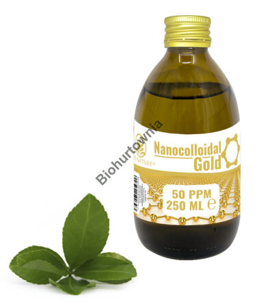 Złoto koloidalne - nanokoloidalne - 50ppm - 250ml