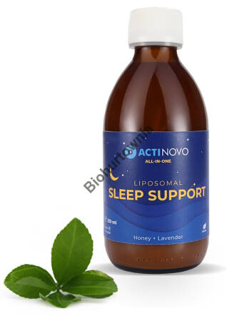 Liposomalny Sleep Support - Miód + Lawenda 250ml ActiNovo